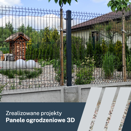 zrealizowane projekty ogrodzeń panelowych 3d